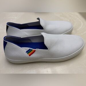 RARE Rothy's Limited Edition Rainbow Pride Slip On Sneakers Retired Unicorn 9